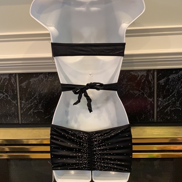 Body Zone 3 Piece Exotic Dance Wear Set - Picture 4 of 13